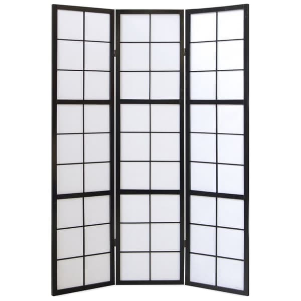 Rumdelere, 175x132x2.2 cm, Sort
