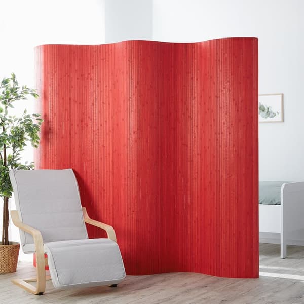 Rumadskiller, 200x250 cm, Rød