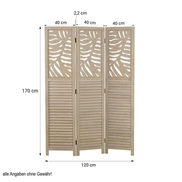 Rumdelere, 170x120x2.2 cm, Beige