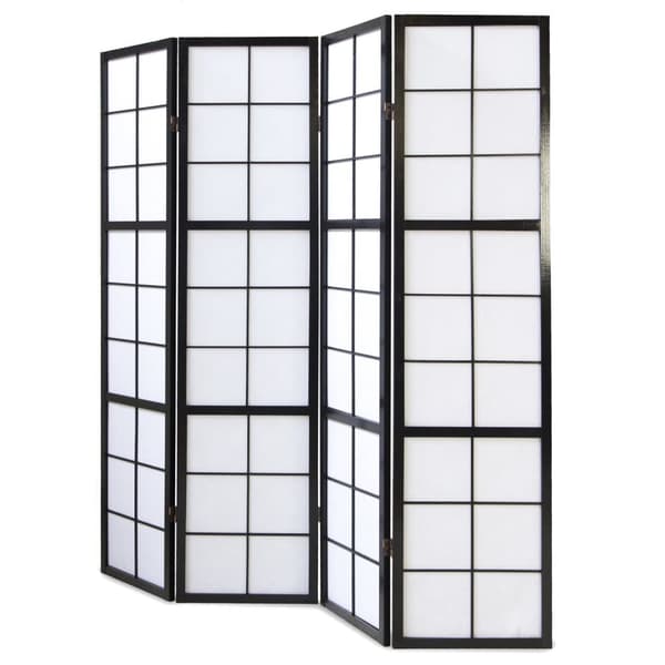 Rumdelere, 175x176x2.2 cm, Sort