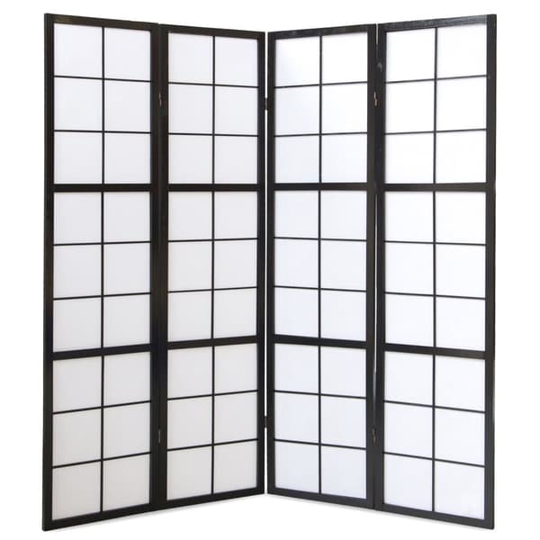 Rumdelere, 175x176x2.2 cm, Sort