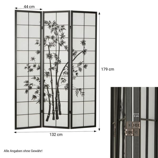 Rumdelare, Home, 179 cm, Sort