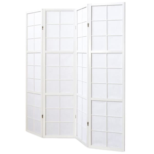 Rumopdeler, 175x176x2.2 cm, Hvid