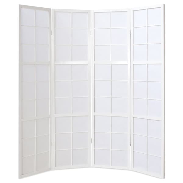 Rumopdeler, 175x176x2.2 cm, Hvid