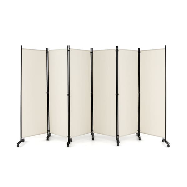 Rumsdeler, 132x12x68 tommer, Hvid