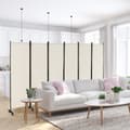 Miniatyrbillede 1 af 8: Rumsdeler, 132x12x68 tommer, Hvid