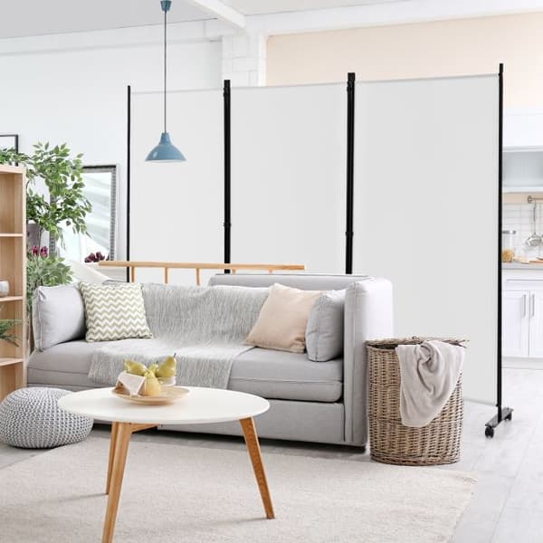 Rumsdeler, 260x30x180 cm, Hvid