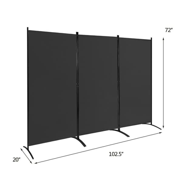 Rumsdeler, 84x15x183 cm, Sort
