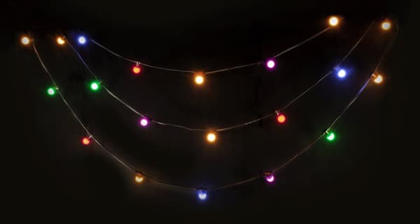10 mtr. LED Lyskæde Multifarver
