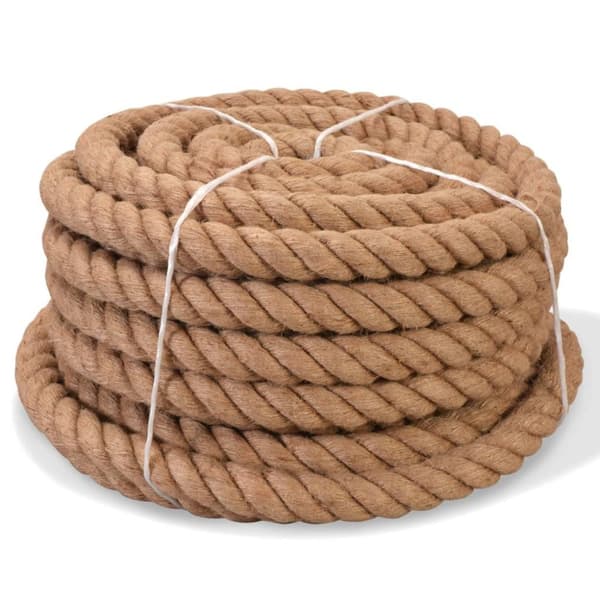 vidaXL Rep 100% Jute 20 mm 100 m