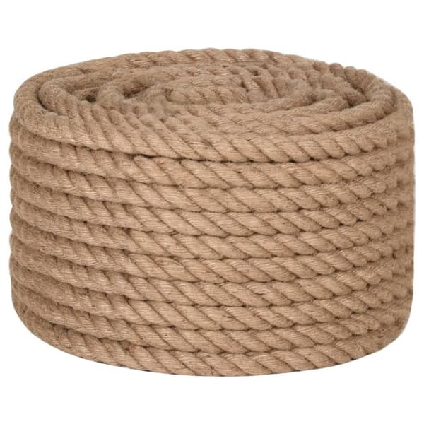 vidaXL reb 100 % jute 20 mm 50 m