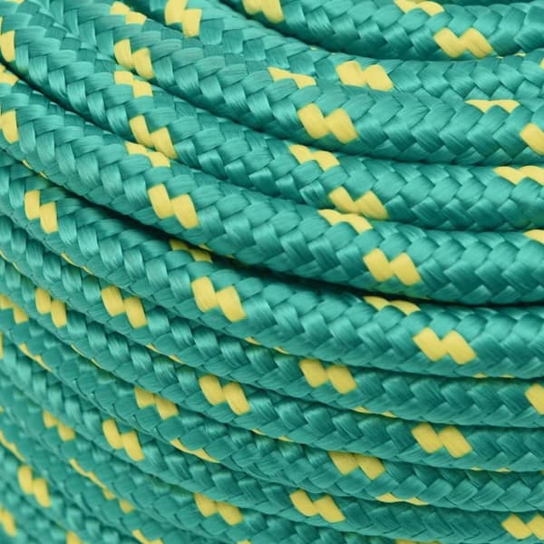 vidaXL Båttau grønn 14 mm 250 m polypropylen