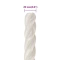 Miniatyrbild 6 av 6: vidaXL Rep Vit 20 mm 50 m polypropylen