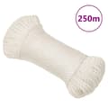 Miniatyrbild 1 av 7: vidaXL Rep vit 8 mm 250 m polypropylen