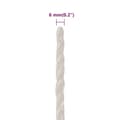 Miniatyrbild 6 av 7: vidaXL Rep Vit 6 mm 50 m polypropylen