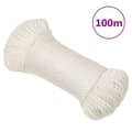 Miniatyrbild 7 av 7: vidaXL Rep vit 8 mm 100 m polypropylen