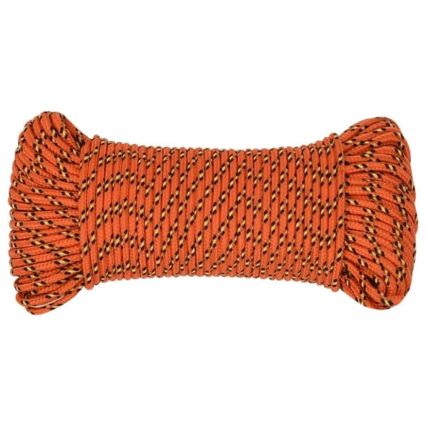vidaXL Båttau oransje 4 mm 250 m polypropylen