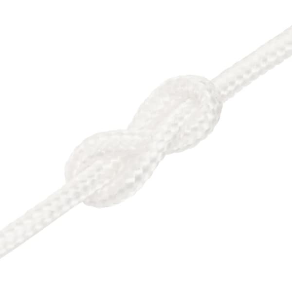 vidaXL Båttau helhvit 3 mm 100 m polypropylen