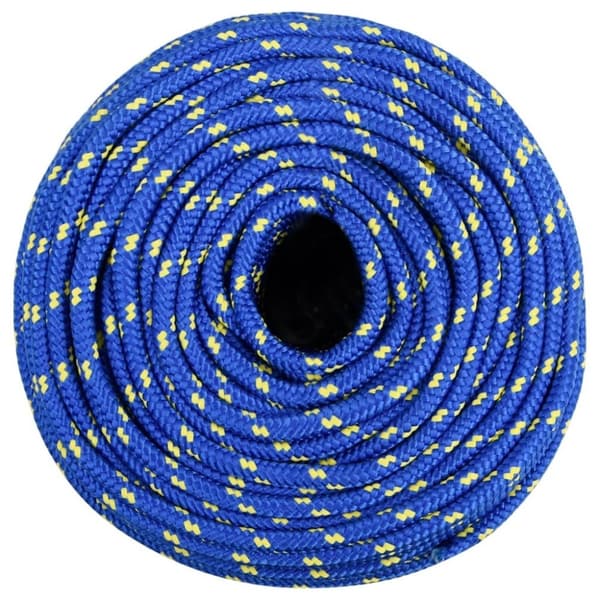 vidaXL Båttau blå 6 mm 250 m polypropylen