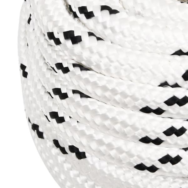 vidaXL Rep vit 18 mm 100 m polyester