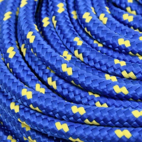 vidaXL Båttau blå 10 mm 25 m polypropylen