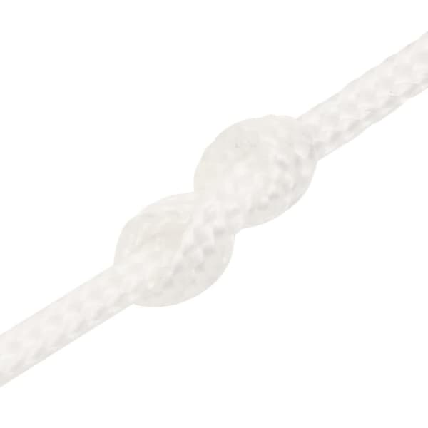 vidaXL Båttau helhvit 2 mm 100 m polypropylen