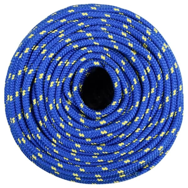 vidaXL Båttau blå 8 mm 250 m polypropylen
