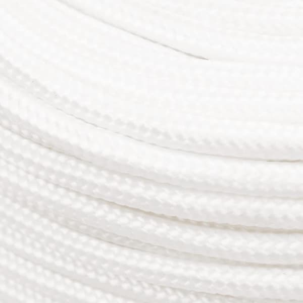vidaXL Båttau helhvit 6 mm 250 m polypropylen