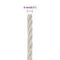 Miniatyrbild 6 av 7: vidaXL Rep Vit 8 mm 50 m polypropylen