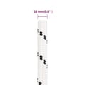 Miniatyrbilde 5 av 7: vidaXL Flettet båttau hvit 16 mm x 25 m polyester