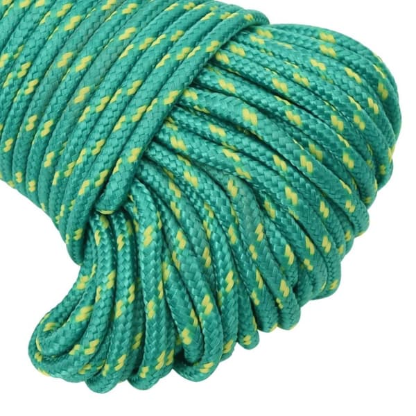 vidaXL Veneköysi vihreä 3 mm 500 m polypropeeni