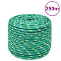 Pikkukuva 1 / 7: vidaXL Veneköysi vihreä 14 mm 250 m polypropeeni