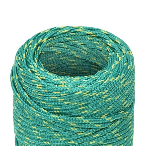 vidaXL Veneköysi vihreä 2 mm 250 m polypropeeni