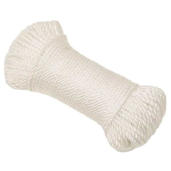 vidaXL Työköysi valkoinen 3 mm 100 m polypropeeni
