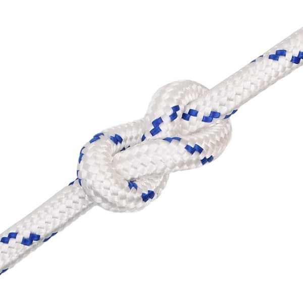 vidaXL tovværk til båd 20 mm 50 m polypropylen hvid