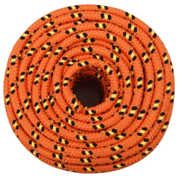 vidaXL tovværk til båd 14 mm 50 m polypropylen orange