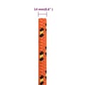 Miniatyrbillede 6 af 6: vidaXL tovværk til båd 14 mm 50 m polypropylen orange