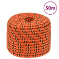 Miniatyrbillede 1 af 6: vidaXL tovværk til båd 14 mm 50 m polypropylen orange