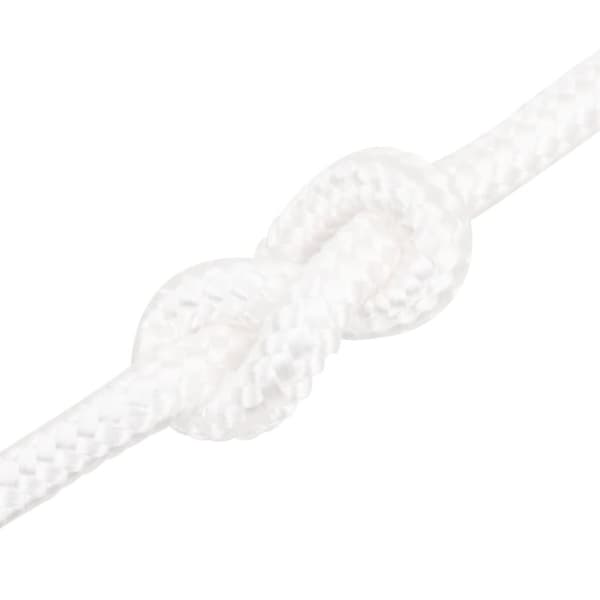 vidaXL tovværk til båd 18 mm 50 m polypropylen hvid