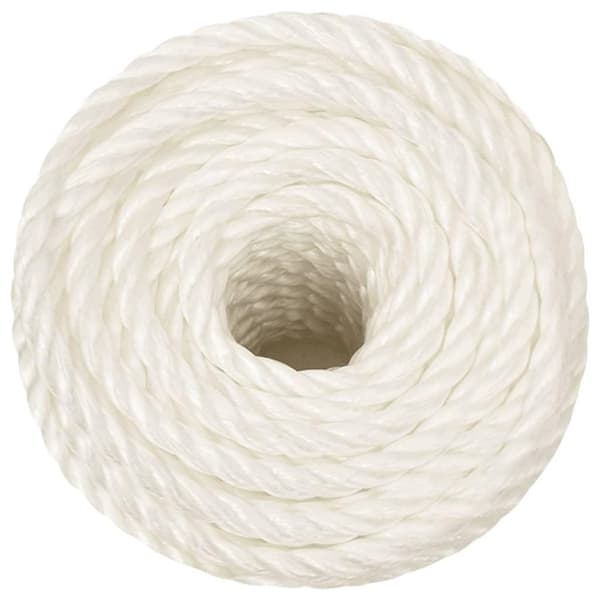 vidaXL arbejdsreb 14 mm 100 m polypropylen hvid
