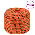 Miniatyrbillede 1 af 6: vidaXL tovværk til båd 14 mm 250 m polypropylen orange