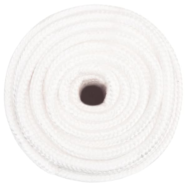 vidaXL Veneköysi täysvalkoinen 16 mm 100 m polypropeeni