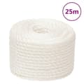 Miniatyrbillede 7 af 7: vidaXL arbejdsreb 12 mm 25 m polypropylen hvid