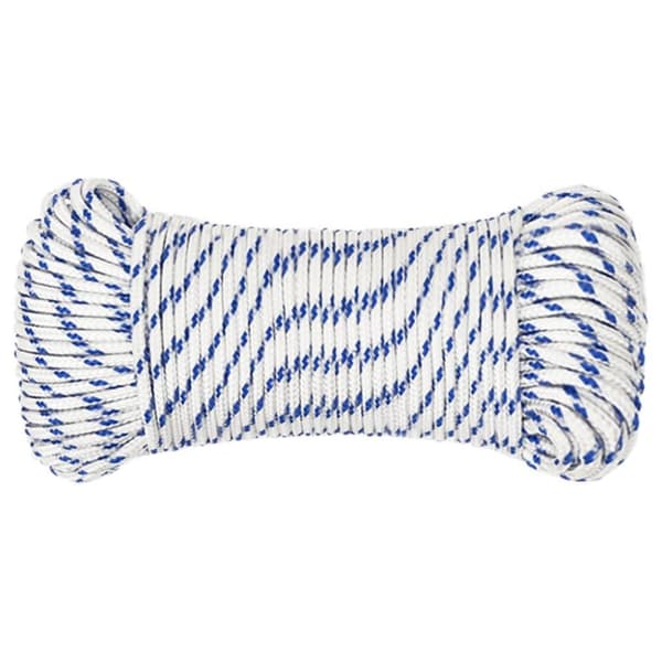 vidaXL Veneköysi valkoinen 3 mm 500 m polypropeeni