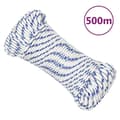 Pikkukuva 1 / 7: vidaXL Veneköysi valkoinen 3 mm 500 m polypropeeni