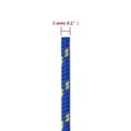 Pikkukuva 6 / 6: vidaXL Veneköysi sininen 3 mm 500 m polypropeeni