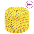 Pikkukuva 1 / 6: vidaXL Veneköysi keltainen 8 mm 50 m polypropeeni