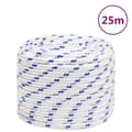 Pikkukuva 7 / 7: vidaXL Veneköysi valkoinen 18 mm 25 m polypropeeni