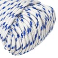 Pikkukuva 4 / 7: vidaXL Veneköysi valkoinen 5 mm 100 m polypropeeni