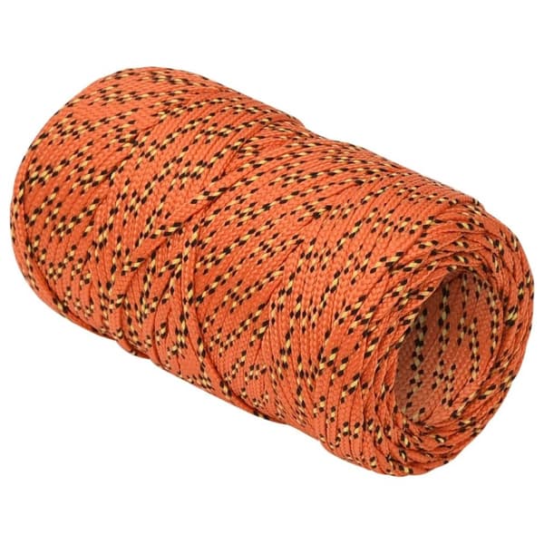 vidaXL Veneköysi oranssi 2 mm 50 m polypropeeni